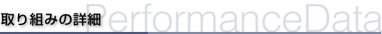 パフォーマンスデータ