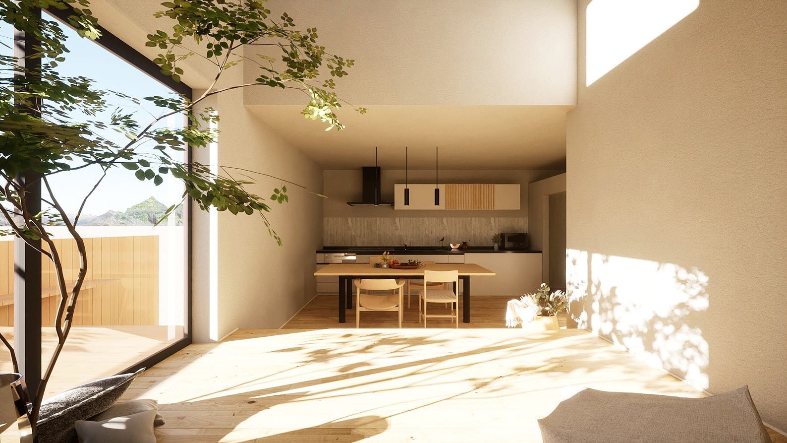 広島市安佐南区上安完成見学会パース