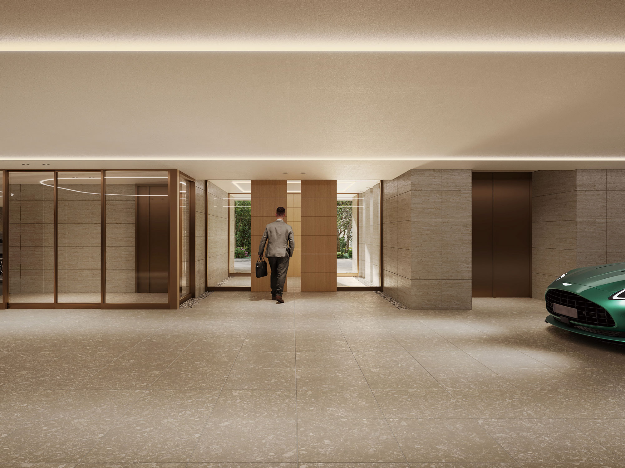 サブエントランス完成予想CG 画像