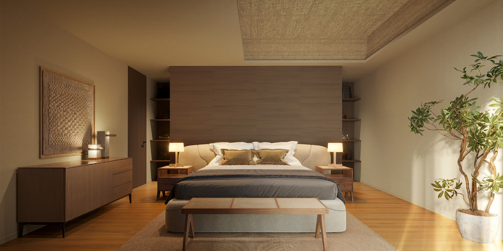 Hタイプ 洋室2完成予想CG（New Classic） 画像