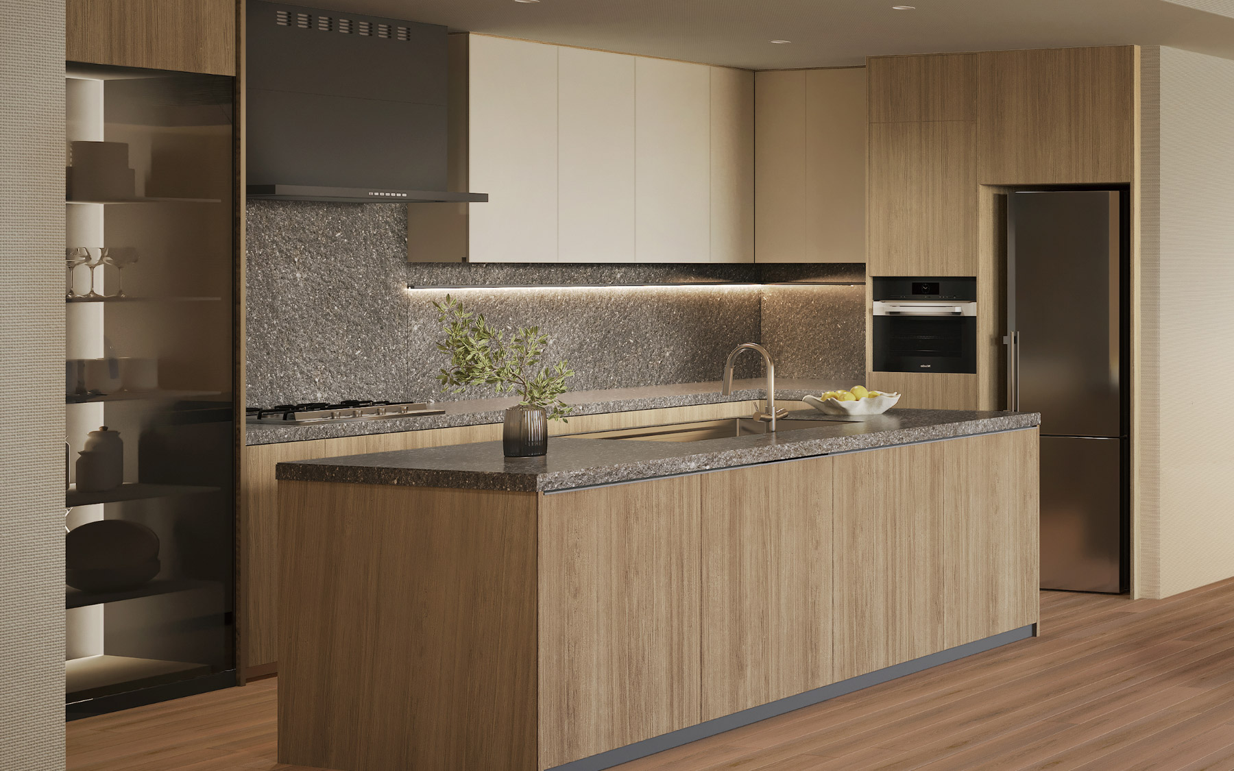 Iタイプキッチン完成予想CG 画像