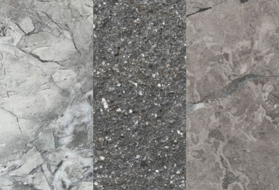 厳選された天然石の天板 参考写真