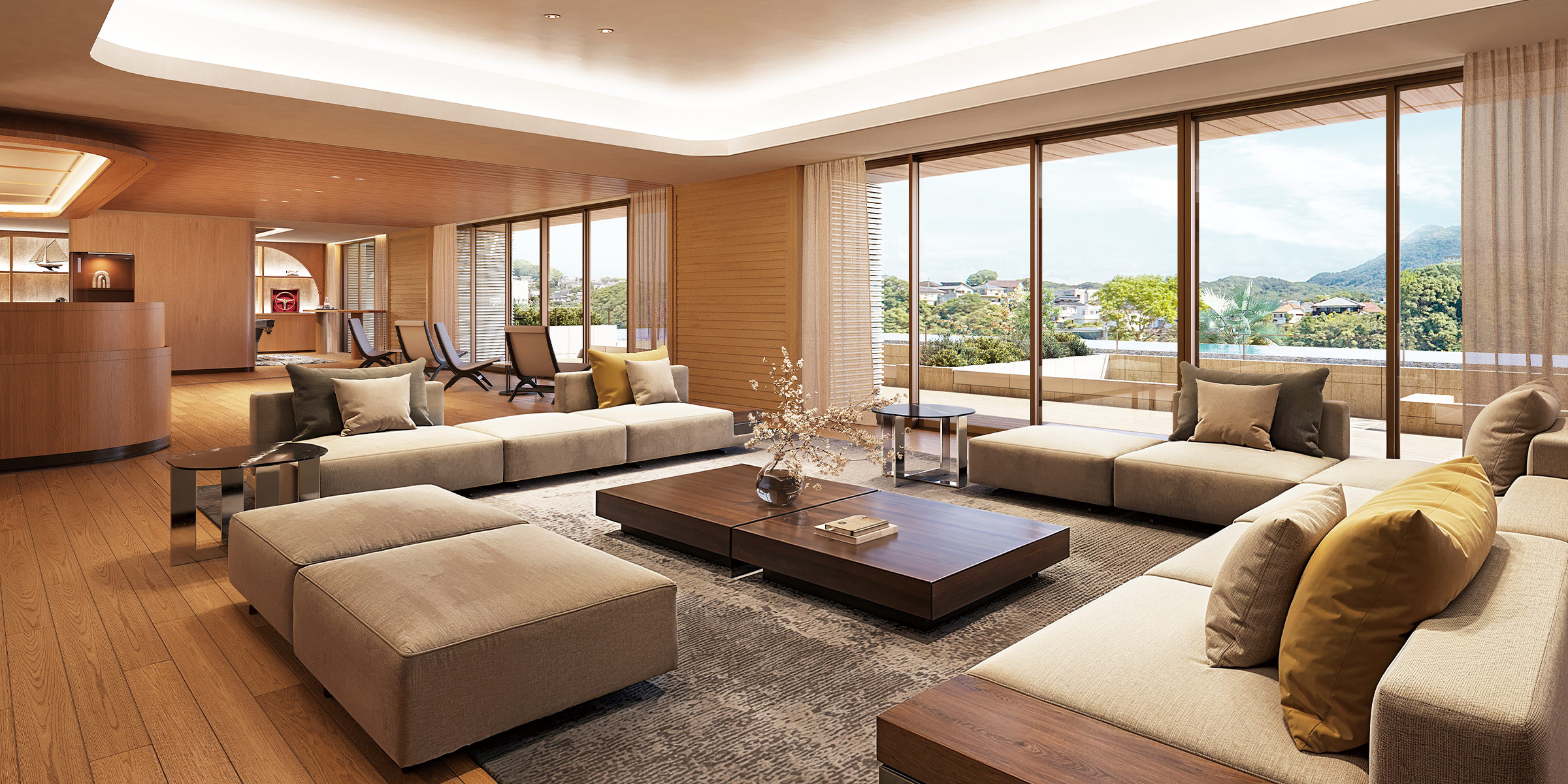 メインラウンジ完成予想CG 画像