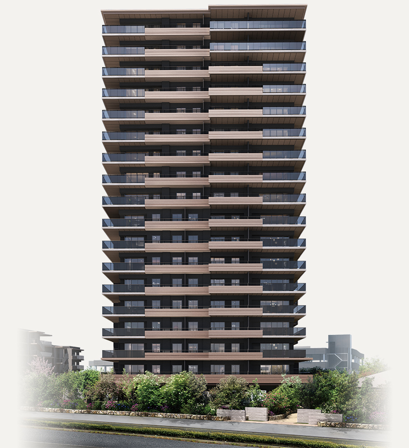 R-Ⅰ棟外観完成予想CG（※1） 画像