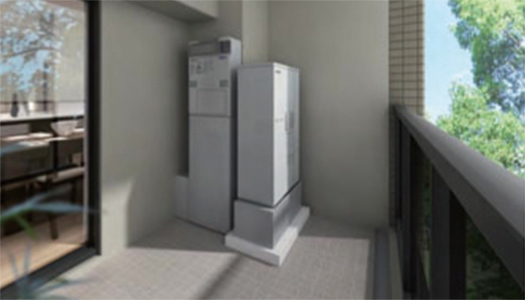 エネファーム設置イメージ