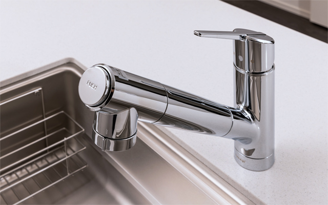 浄水器付き混合水栓画像