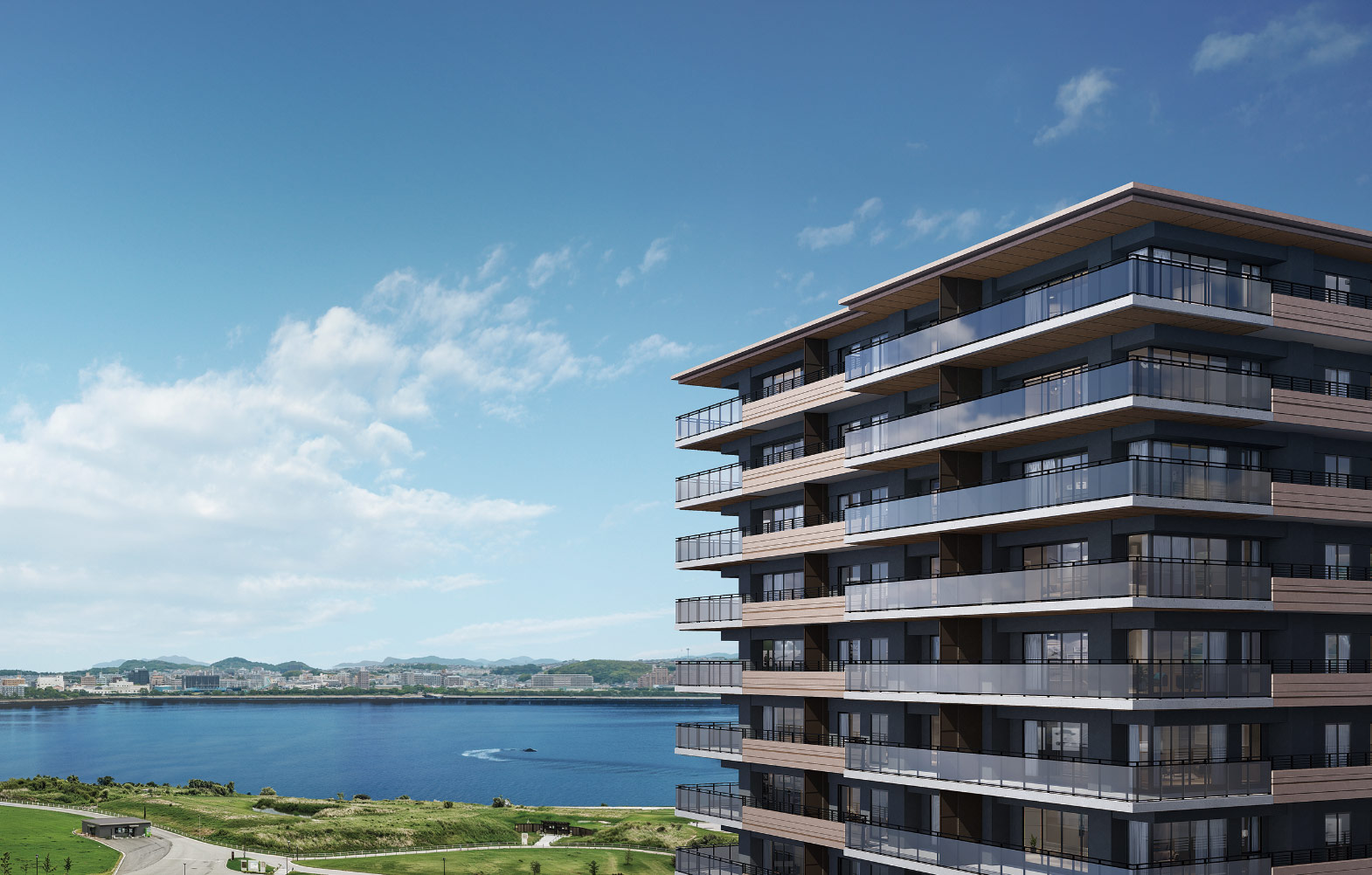 R-Ⅰ棟外観完成予想CG