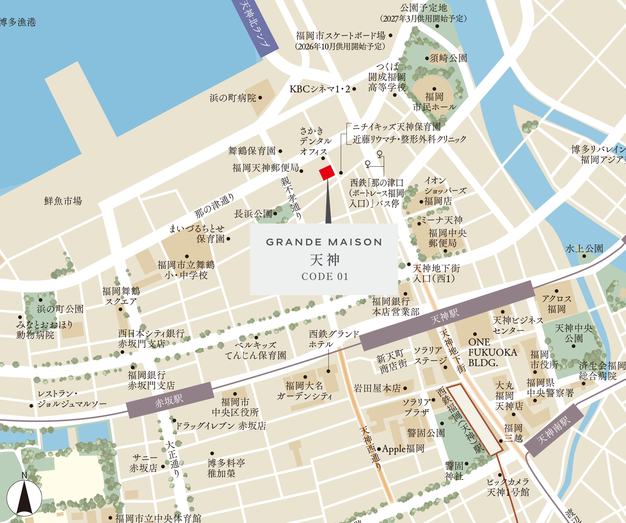 現地案内図