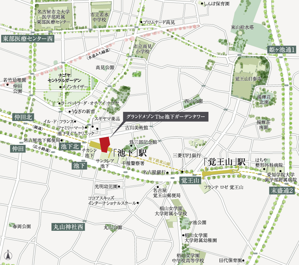 現地案内図