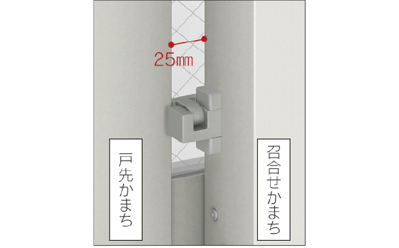 指はさみ防止ストッパー