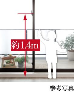 クレセントの高さ設定/参考写真