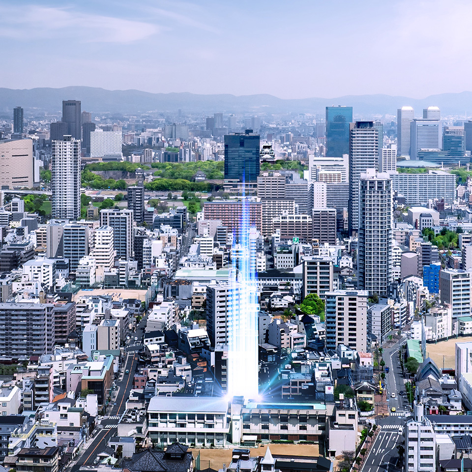 現地周辺航空写真