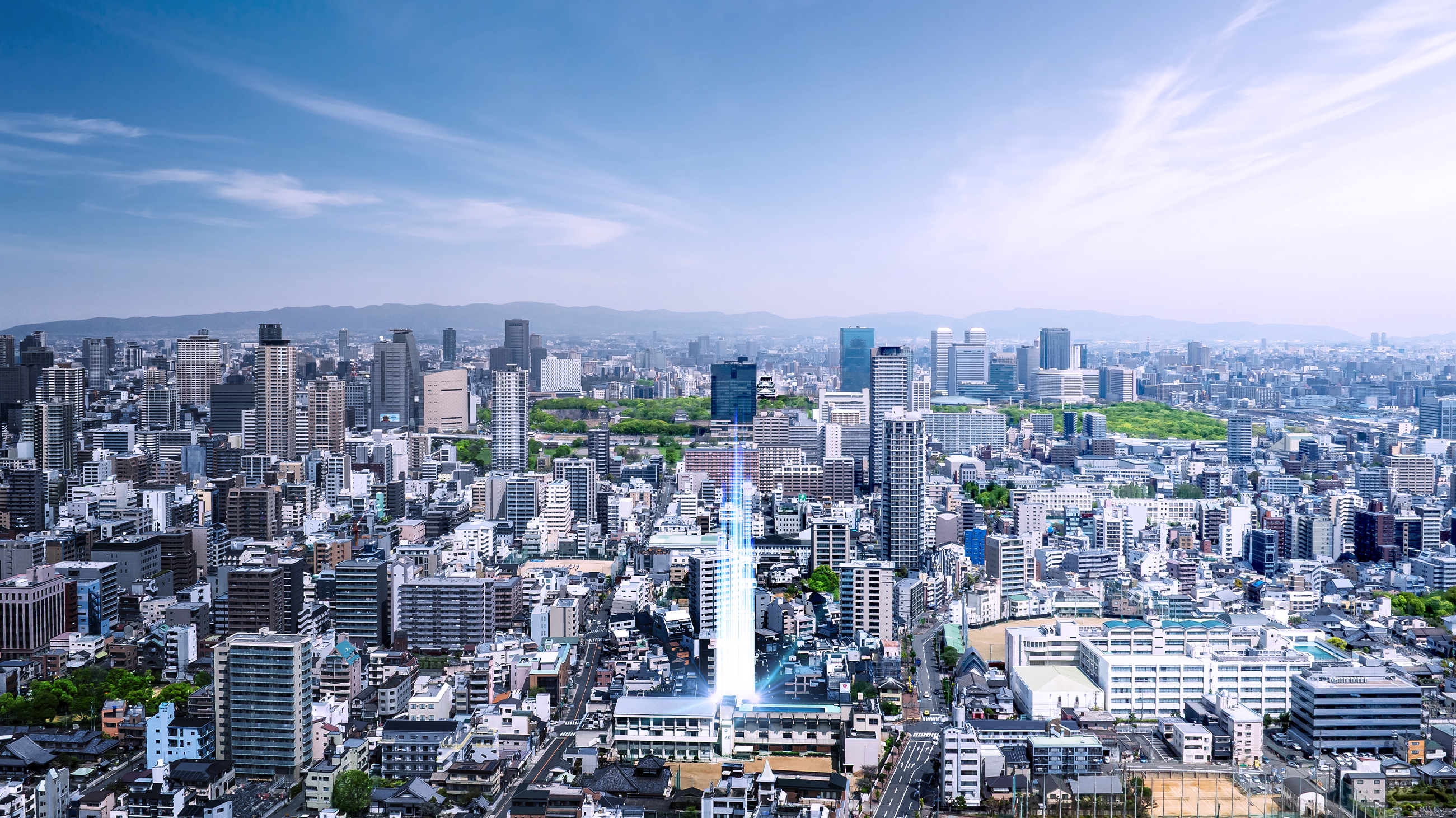 現地周辺航空写真