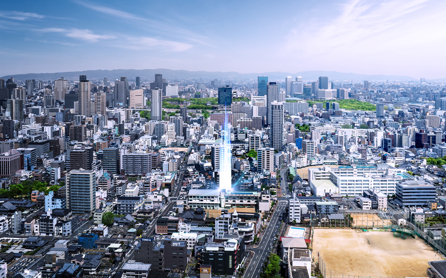 現地周辺航空写真