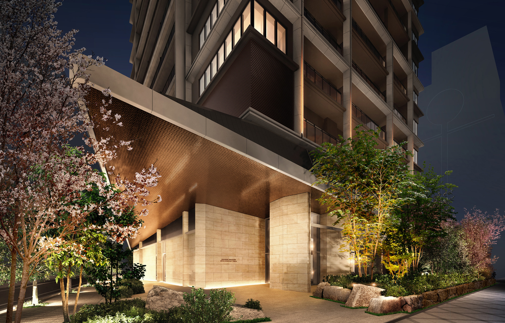 エントランスアプローチ完成予想CG