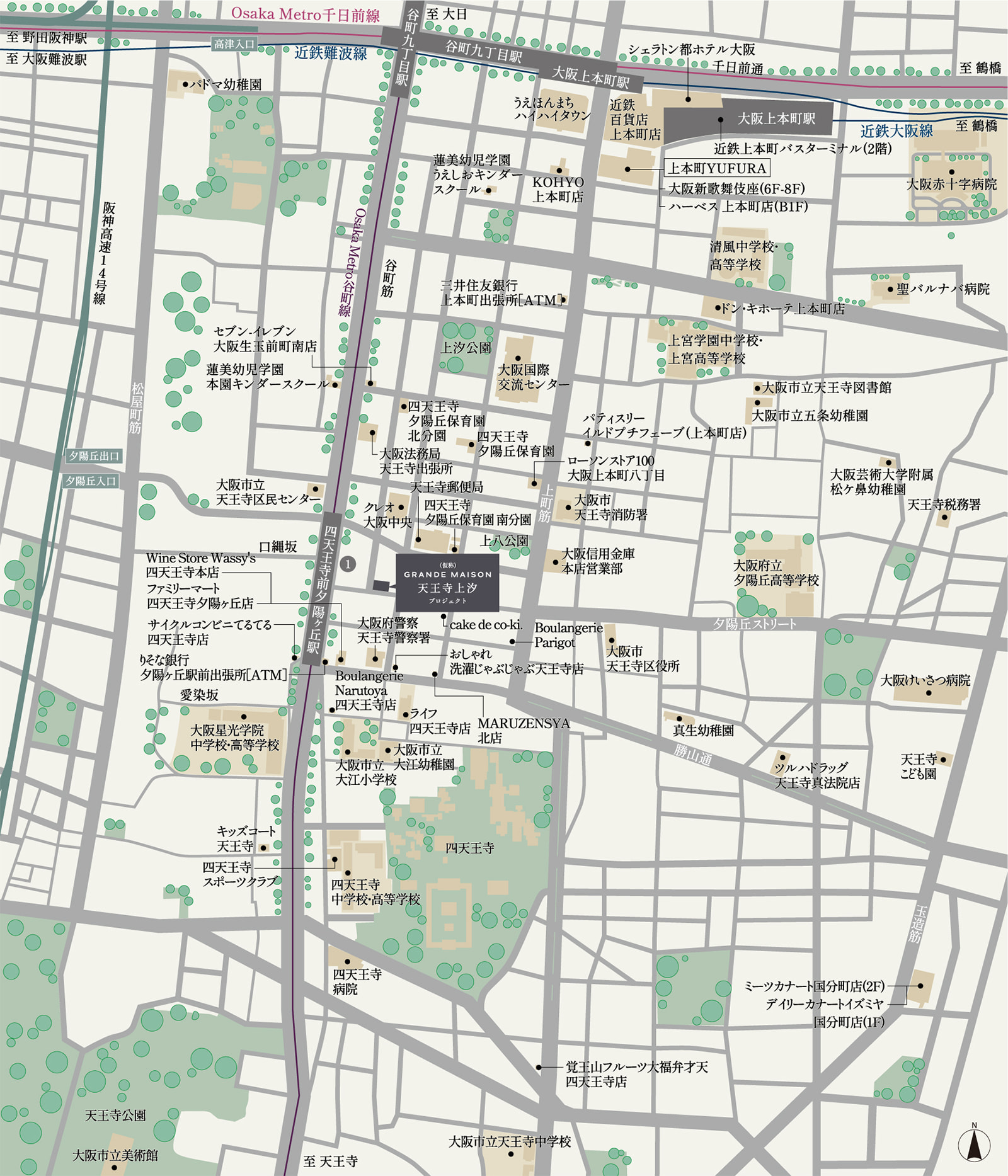 現地案内図