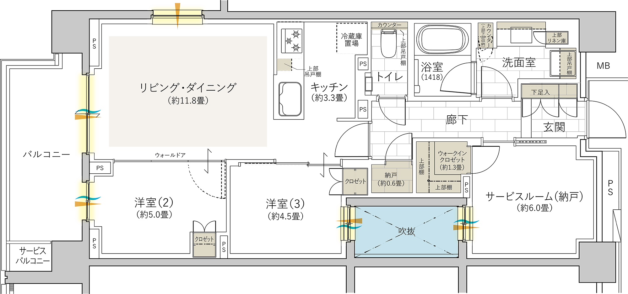 Cタイプ間取り