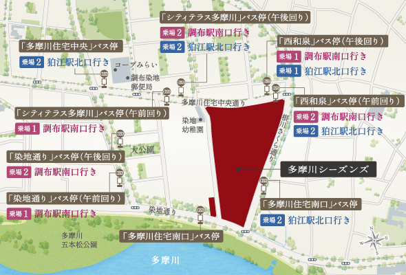 バス停マップ概念図