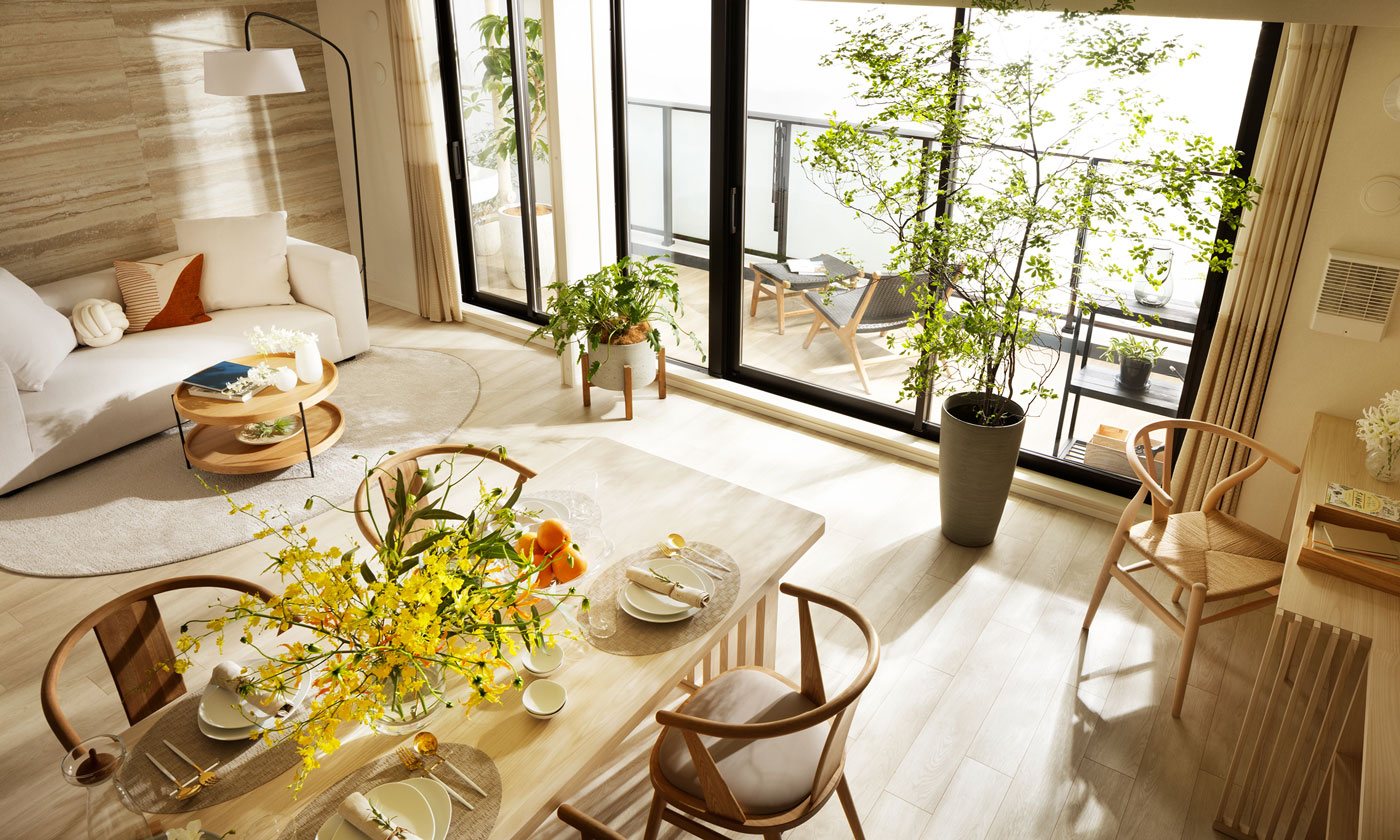 リビング・ダイニング、洋室（2）