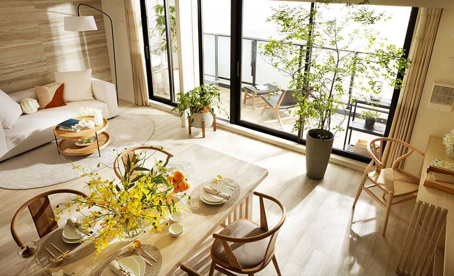 リビング・ダイニング、洋室（2）