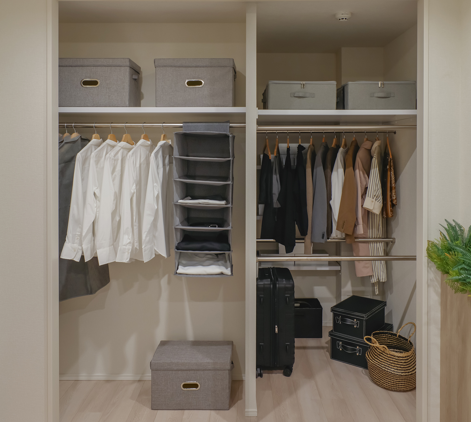 省スペース・大容量。空間を無駄なく使い切る賢いクロゼット