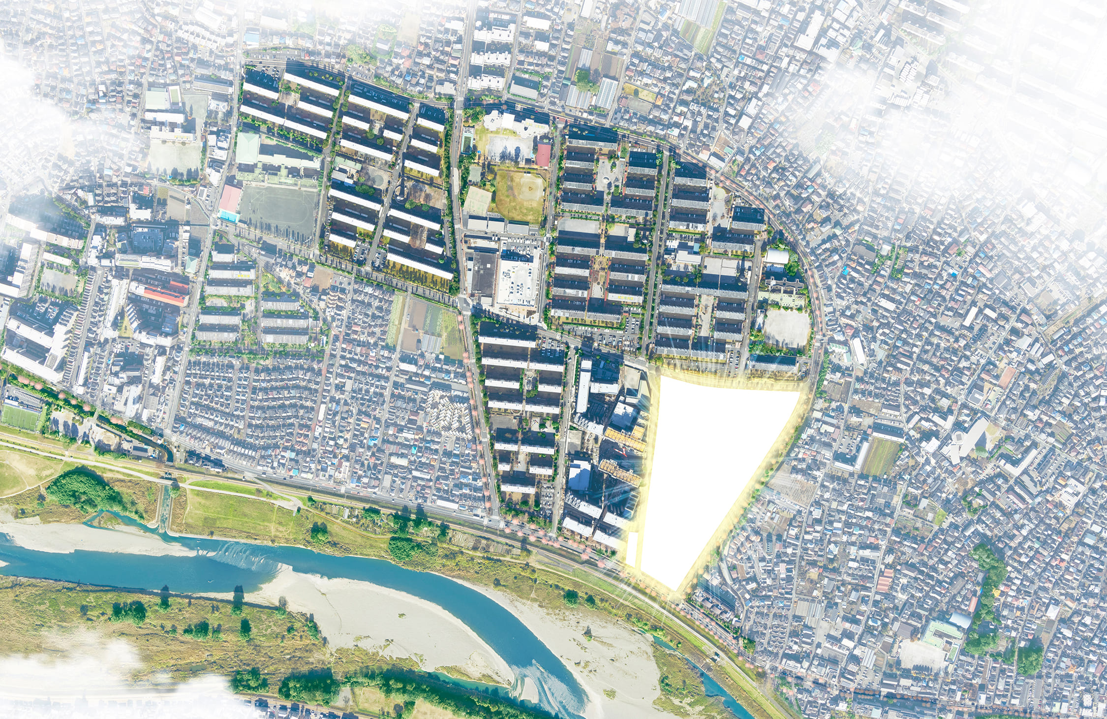 現地周辺航空写真(2024年12月撮影)