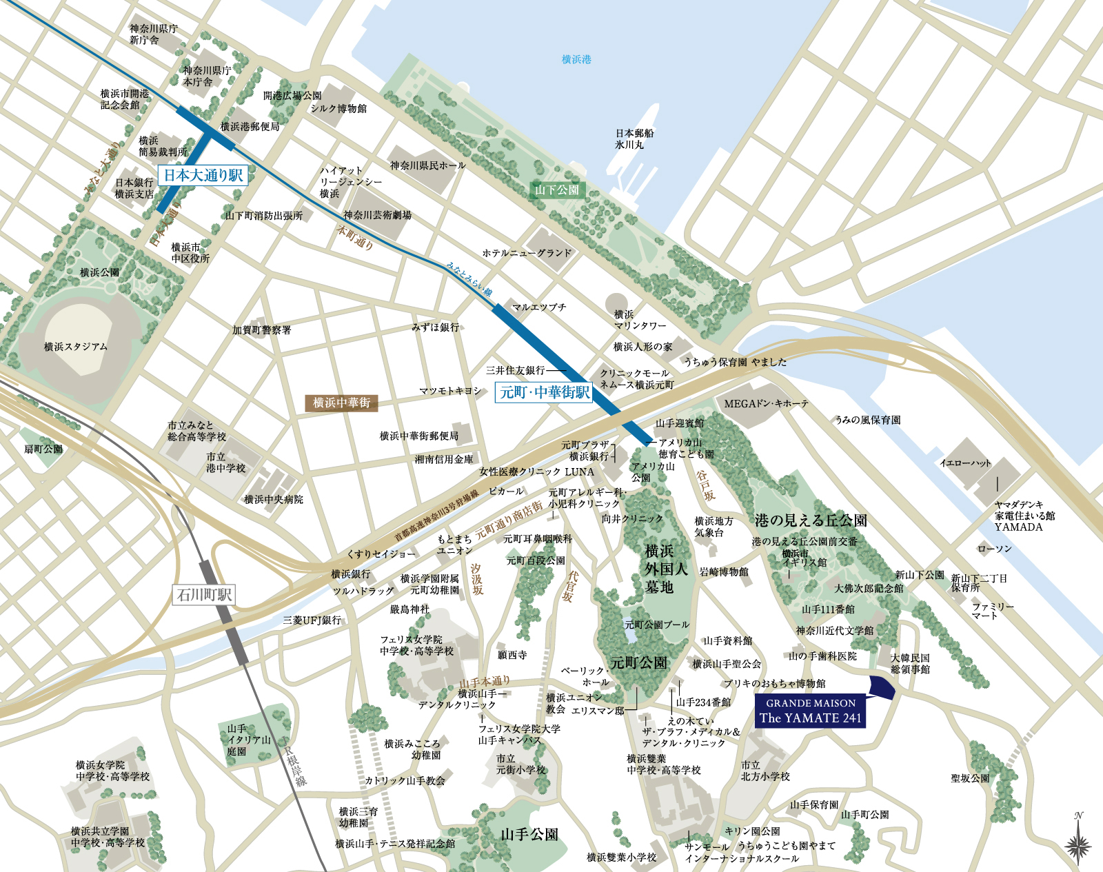 現地案内図