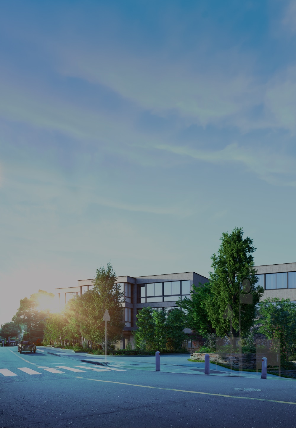 吹抜のホール完成予想CG