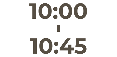 10:00〜10:45