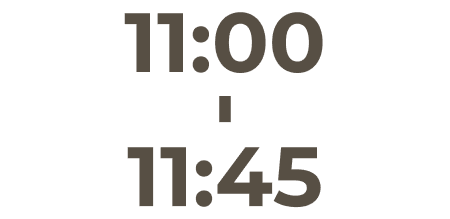 11:00〜11:45