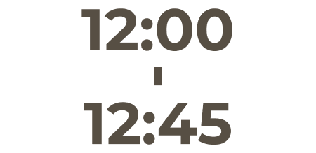 12:00〜12:45