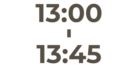 13:00〜13:45