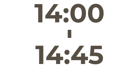 14:00〜14:45