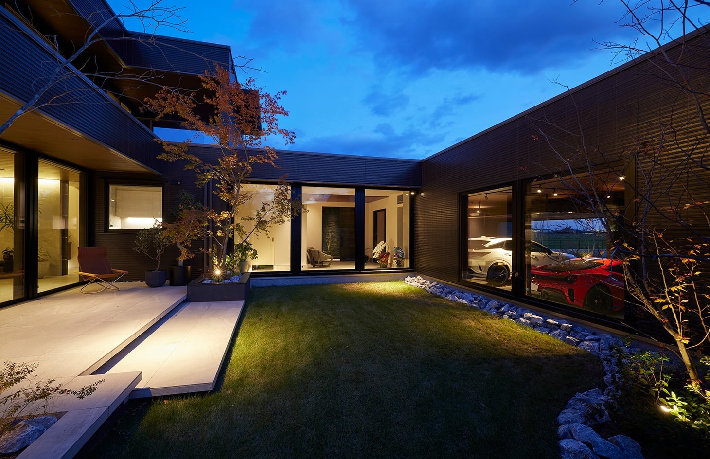 プライベートコート|WORKS|DESIGN OFFICE GIFU(デザインオフィス岐阜)|積水ハウス|岐阜の高級注文住宅