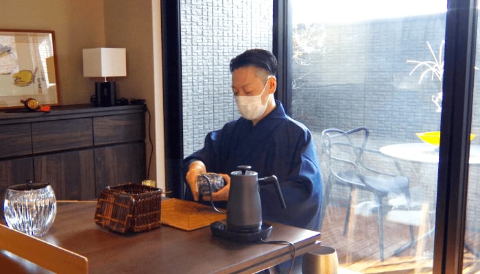 現代建築と茶の湯（上田宗箇流）