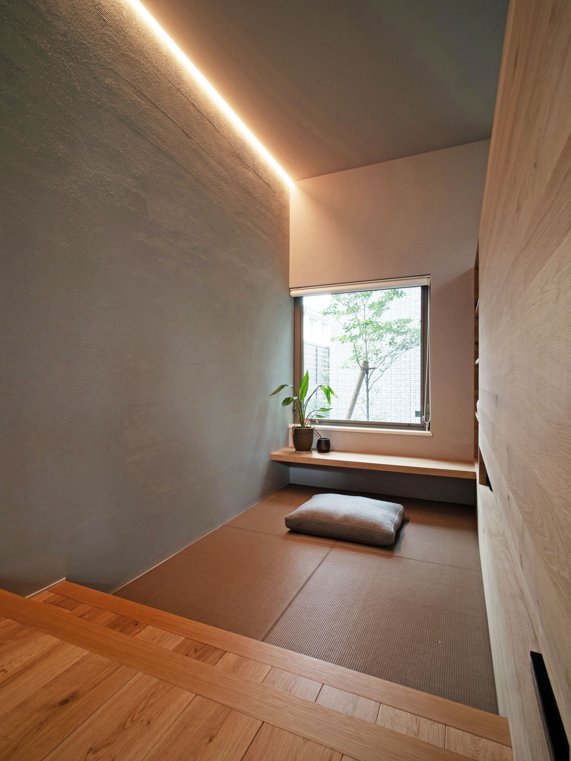 邸宅写真：包緑の家 ピットリビング 内観 写真