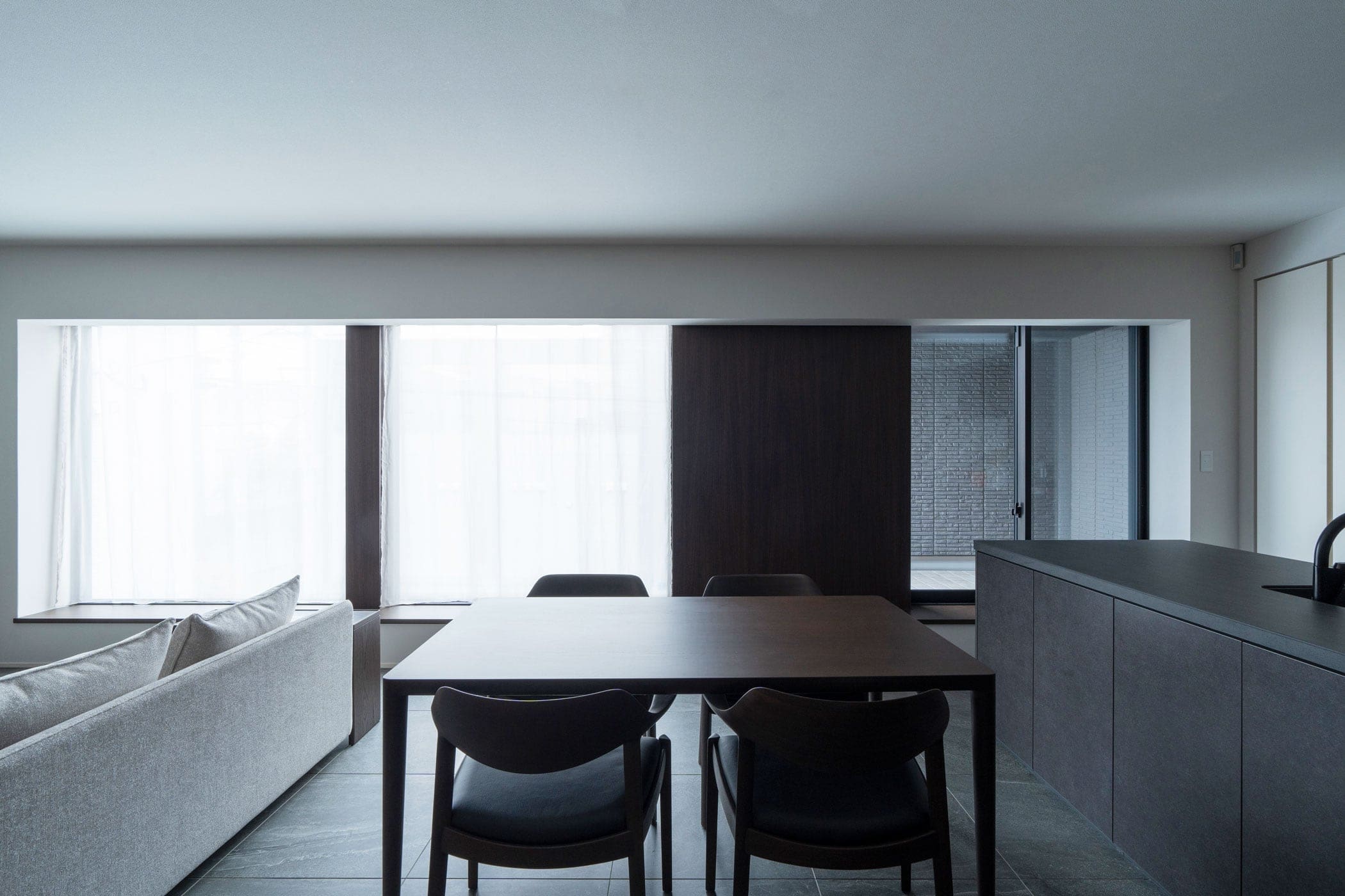 邸宅写真：静謐の住処 リビング 内観 写真