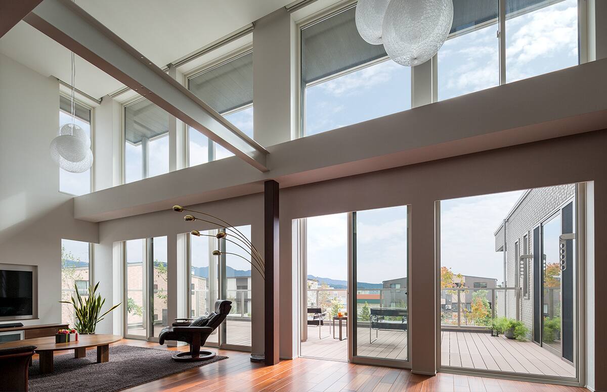 2世帯に寄り添う邸宅