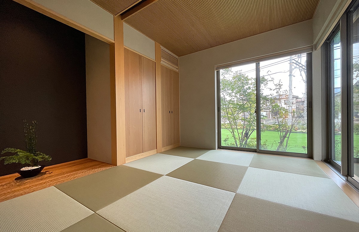 石積みと緑道の家～生活を豊かにするアプローチ～03