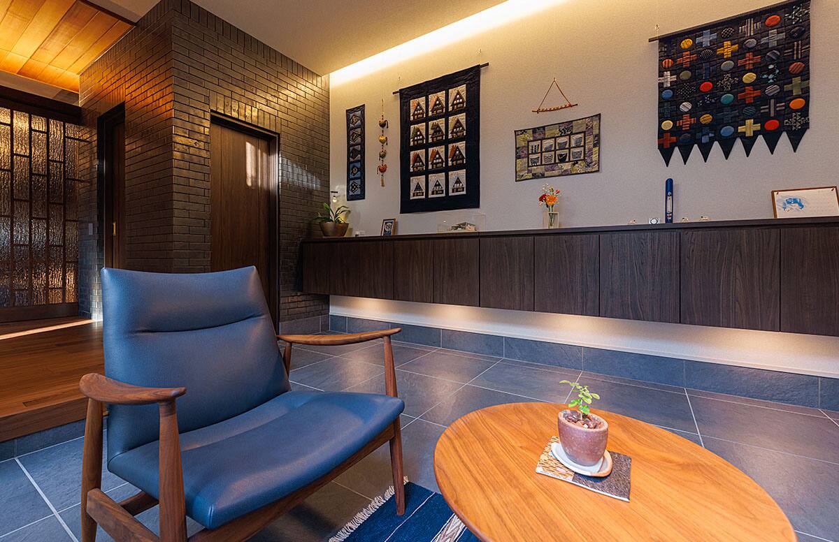 音楽室のある中庭の家03