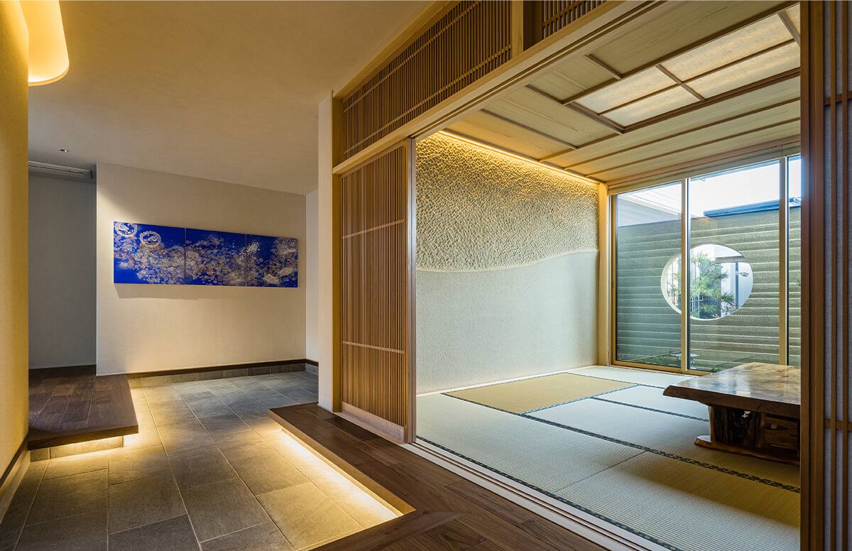 奥行と開放を享受する邸宅　－Art Residence－04
