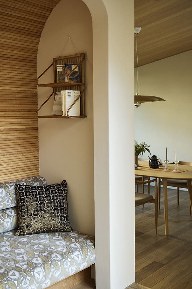 家族の気配を感じるコージーコーナー