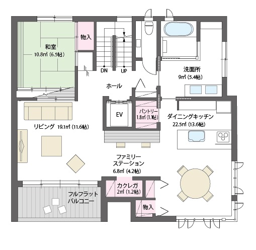 ２階間取り