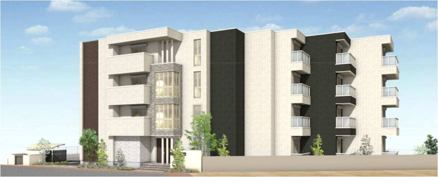 駅徒歩圏内の立地を活かした1R・1K・1LDK・2LDKと幅広い間取りを配置。高級感のあるホテルライク仕様を採用した高級賃貸住宅です。