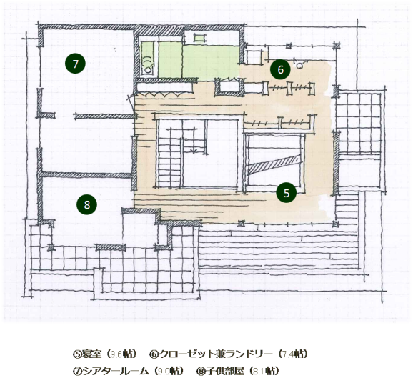 都会のオアシス間取り