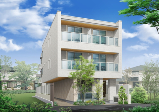 住みたい街ランキングでも人気の北千住エリア。
駅直近ながら、緑化、プライバシー配慮により落ち着いた住環境を提案しています。