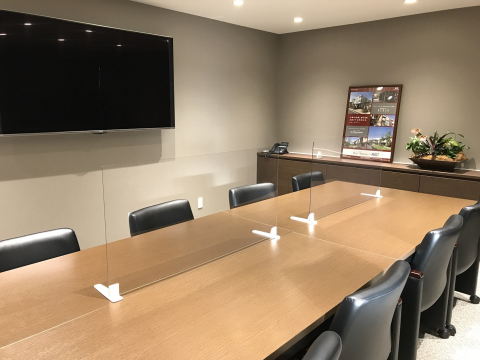 シャーメゾンステーション平和台ではゆっくりご相談いただける個別ブースをご用意しております。
お客様に安心してご来店いただけるよう、新型ウイルス感染症予防対策を徹底してお迎えいたします。