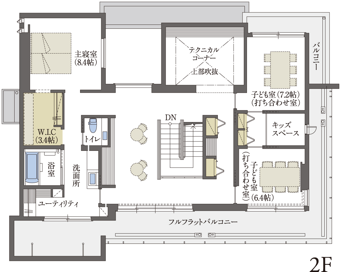 ２階　間取り