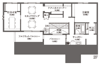 2Ｆプラン間取り