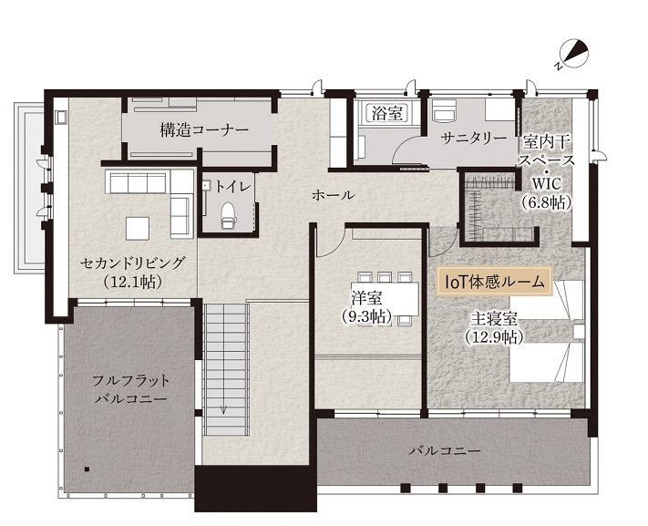 2F間取り